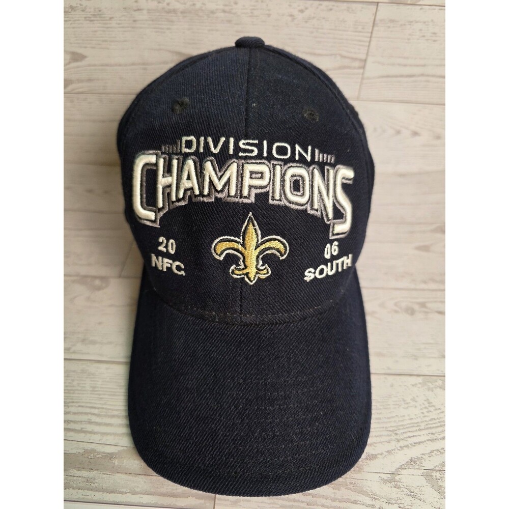 New‎ Orleans Saints 2006 Division Champions Black Cap